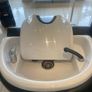 Super luxurious leather quilted massage back basins Image 4