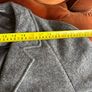 Vintage Bucking Harris Tweed Wool Coat Grey Size L (40-42) Image 4