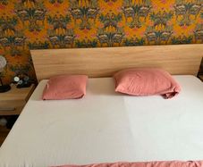 superking bed frame and two lockers