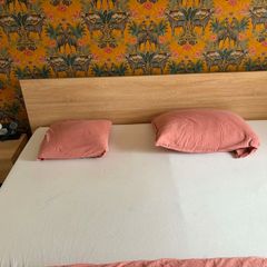 superking bed frame and two lockers
