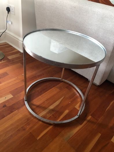 Small mirror coffee table