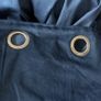 Royal blue pair lined eyelet curtains 90 x 90 Image 2