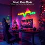 Hexagon LED Lights 8 Pack Hex Wall Light RGB Gaming Panels Hexagonal Smart Lighting Panel Sync to Music for Room Bar Gaming Setup Bedroom Image 4
