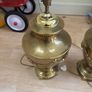Pair of brass lamp bases Image 2