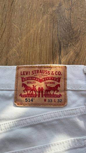 Levis jeans white denim