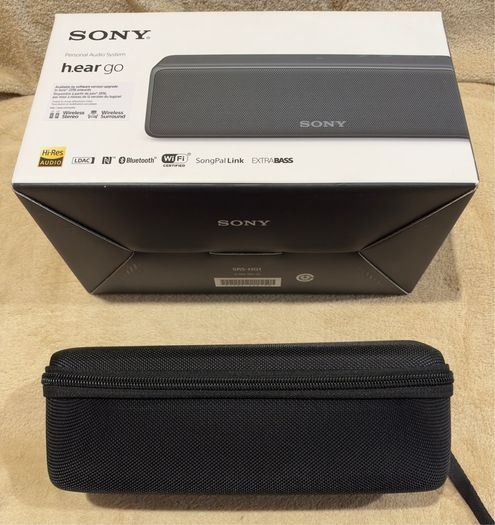 Sony SRS-HG1 Hi-Res Audio Portable Speaker.