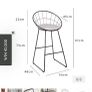 black and gold bar stools Image 4