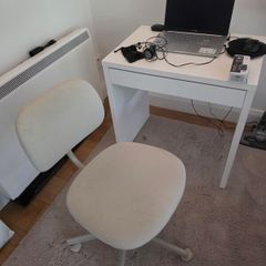 Desk (IKEA) and chair