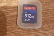 SanDisk - 512MB Secure Digital Memory Card