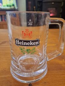 Vintage Heineken beer tankard