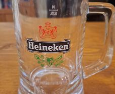 Vintage Heineken beer tankard