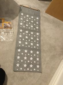 nursery hanging storage 1m x 36cm new