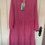 dress Bnwt Cecil linen mix dress 3/4 sleeves tiered knee length small 10/12 Image 8