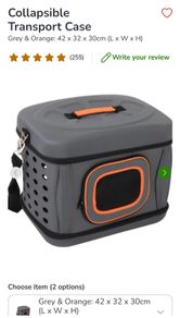 Collapsible cat carrier