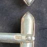 Vintage Engraved "J P D" Sterling Silver 925 Cufflinks Image 6