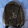 Halloween Small Black Faux Leather Scream Ghostface Style Backpack. Image 2