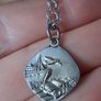 925 silver St. Christopher necklace pendant and chain 17.5 inch Image 8
