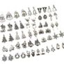 Christmas Tree Mixed Charm Silver Holiday Pendant DIY for Bracelet Necklace Jewelry Making Crafting 54pcs (FREE POSTAGE) Image 3