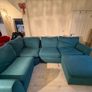 Comfy and large teal corner sofa Image 2