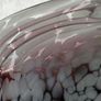 Hand blown curved glass dish Image 7