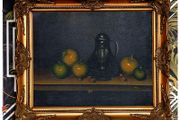 Gilt Framed Oil Still Life Painting