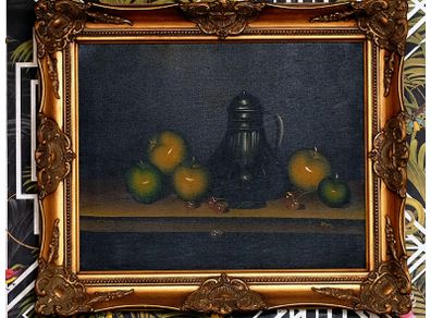 Gilt Framed Oil Still Life Painting