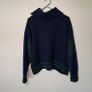 tommy hilfiger half zip tartan sweater size xl ptp 25" in excellent condition Image 2