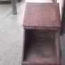 a antique wooden coal holder Image 2