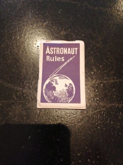 Vintage Astronaut Card Game
