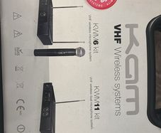 KAM KWM1 / KWM6 VHF Wireless Microphone System Dual Mic Kit