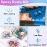 Epoxy Resin, 64oz Crystal Clear Epoxy Resin and Hardener, Bubbles Free Table Top & Bar Top Casting Resin, Clear Epoxy Resin for Tumblers, Art Crafts, Jewelry Making (FREE POSTAGE) Image 4