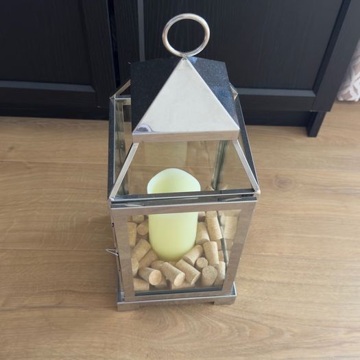 Small silver lantern