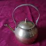 Vintage Solid Brass Decorative Small Tea Pot Ornament With Lid Image 4