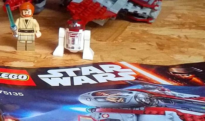 Lego Star Wars 75135: Obi-Wan's Jedi Star Fighter (2016) 100% Complete (NO BOX)