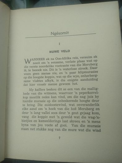 Simba Afrikaans book