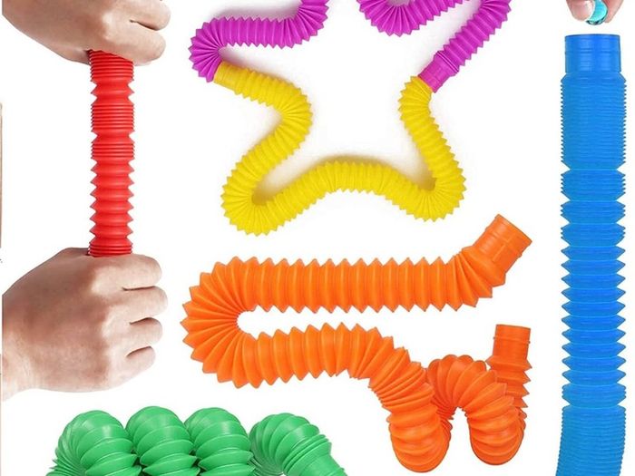 40 Pcs Fidget Toys Pack, Fidget Toy Sensory Set, Decompression Toy with Push Pop Bubble Infinite Cube, Stress Relieves Squeeze Poppet Toy for Adults Kids Party Favors Bags Fillers (FREE POSTAGE)