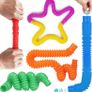40 Pcs Fidget Toys Pack, Fidget Toy Sensory Set, Decompression Toy with Push Pop Bubble Infinite Cube, Stress Relieves Squeeze Poppet Toy for Adults Kids Party Favors Bags Fillers (FREE POSTAGE) Image 6