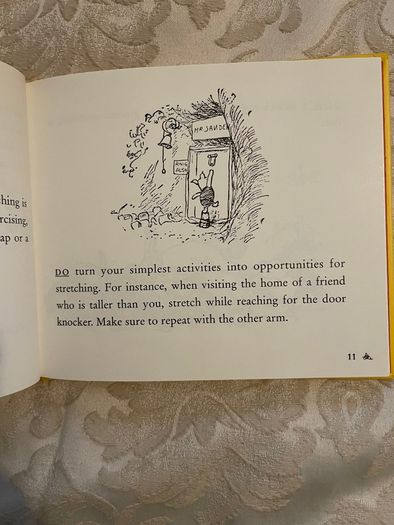 Pooh's Little Fitness Book - Vintage Book - Collectible Humour