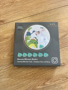 Dinosaur Milestone Blanket