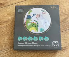 Dinosaur Milestone Blanket
