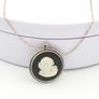 Signed Sterling Silver Wedgwood Necklace, London 1973 Image 7