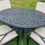 5 Piece Garden Dining Set in Cast Aluminium Image 5