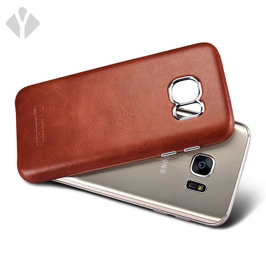 S7 Vintage Leather Back Cover