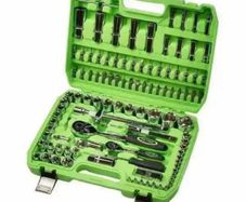 108 Piece 1/4  & 1/2 Drive Socket, Ratchet & Bit Set