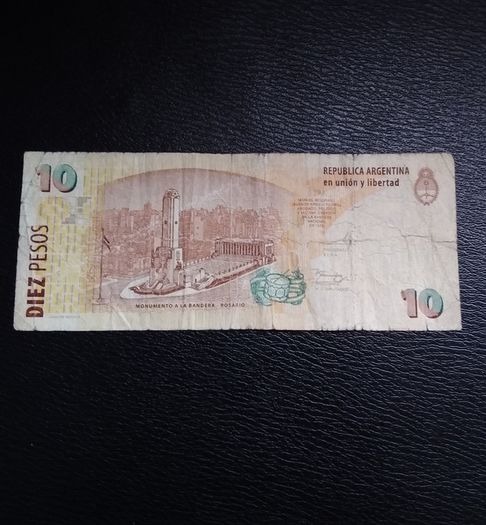 Argentina Banknote : General Manuel Belgrano - 10 Pesos - 2014