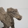 19th Century Antique Carved Wood Carnival Carousel Horse on Plinth Image 2