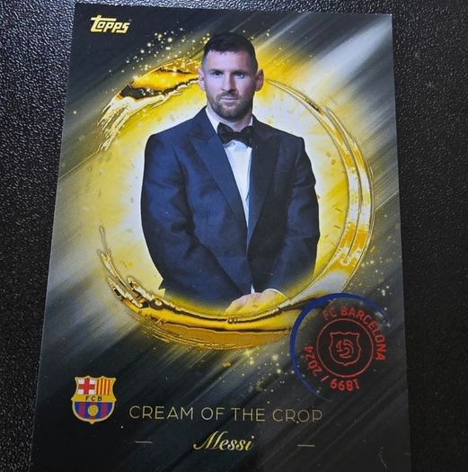 2024-25 Topps Barcelona 125 years Cream of the Crop Lionel Messi