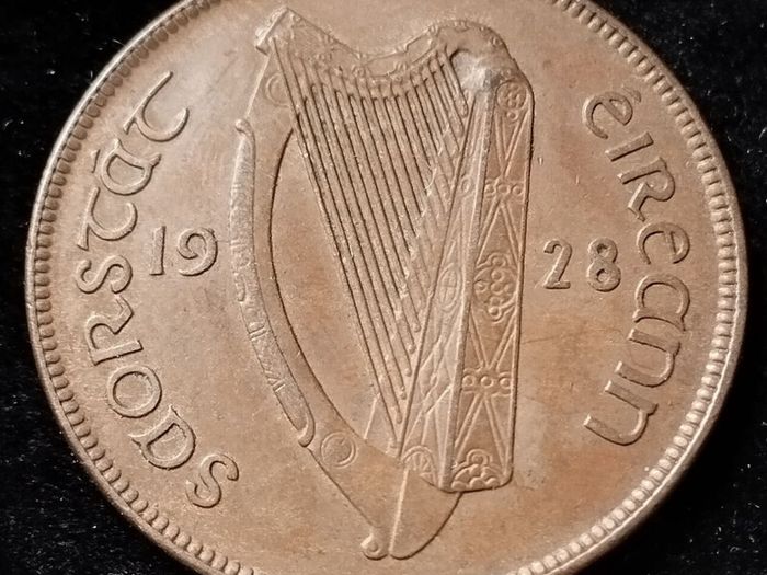 #501 - Ireland - 1928 - Penny - EF - KM.3