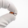 925 Vintage Sterling Silver & Natural Baltic Amber Signed Pendant Image 6