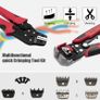 BRAND NEW 4 In 1 Wire Crimpers Engineering Ratcheting Terminal Crimping Pliers Bootlace Ferrule Crimper Tool Cord End Terminals Image 8